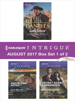 cover image of Harlequin Intrigue August 2017--Box Set 1 of 2